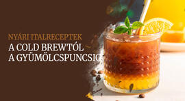 Nyári italreceptek: a cold brewtól a gyümölcspuncsig