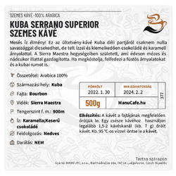 Címke Manu cafe - nagy - 1 db