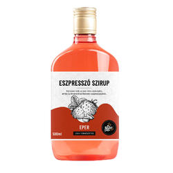 Eszpresszó szirup Eper - 500 ml